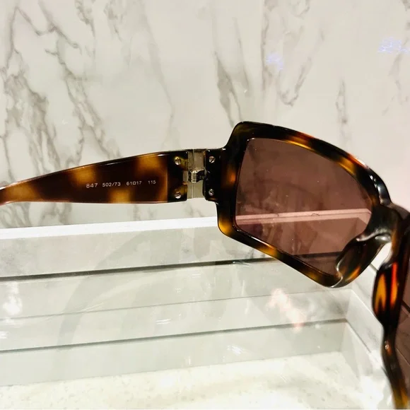 Bulgari Tortoise Shell Sunglasses - Picture 6 of 15